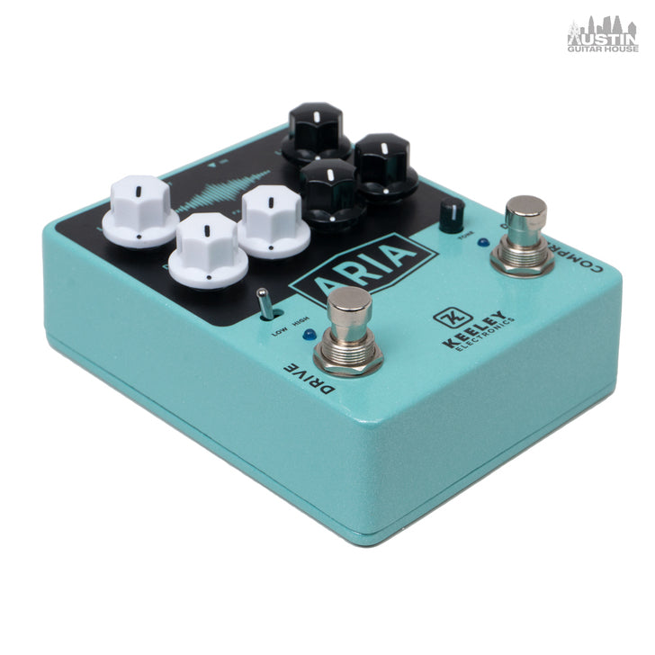 Keeley Aria Compressor and Overdrive Guitar Pedal