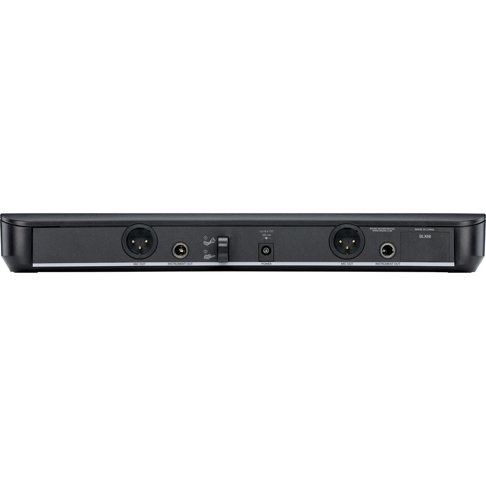 Shure BLX288/PG58 Dual Wireless Handheld Microphone System (Freq: H9)