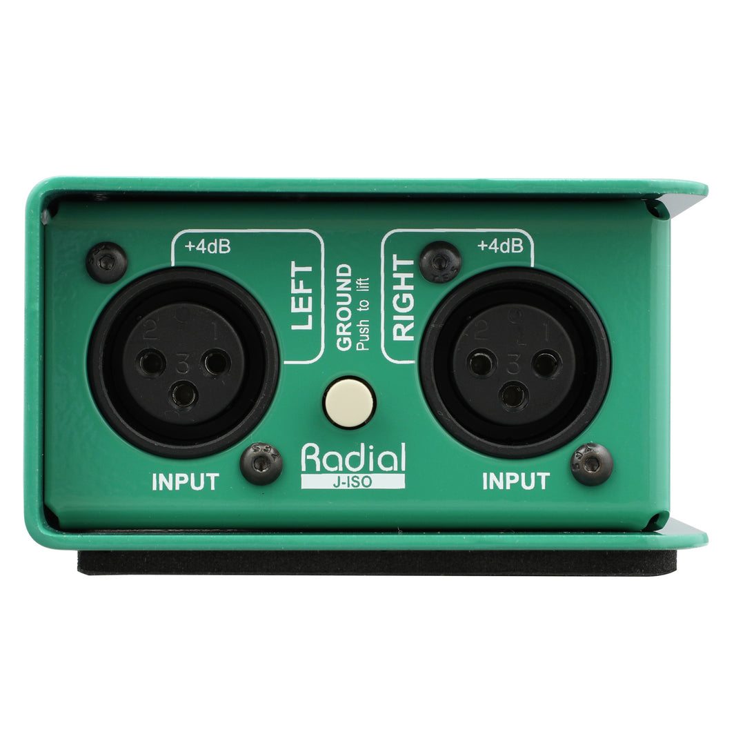 Radial J-ISO Stereo 4 dB to -10 dB Converter with Jensen Transformers