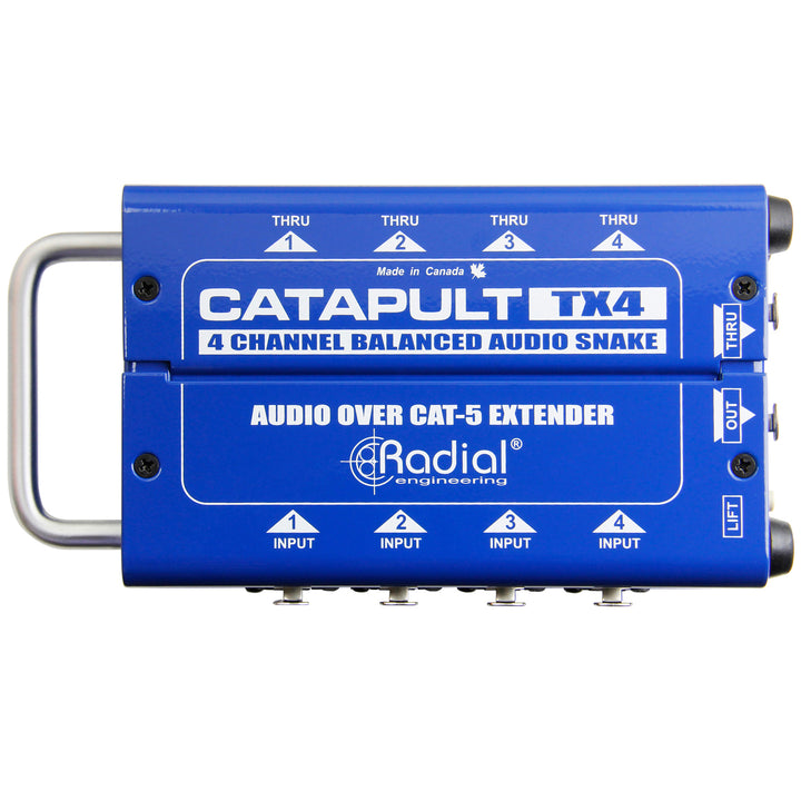 Radial Catapult TX4 4-Channel Cat 5 Snake for Audio/AES Routing (Transmitter)