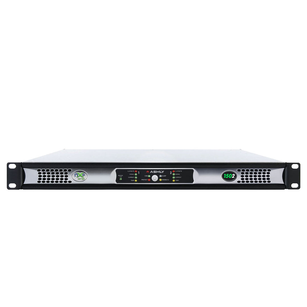 Ashly nXe1502 amplifier plus OPDante and OPDAC4 Option Cards