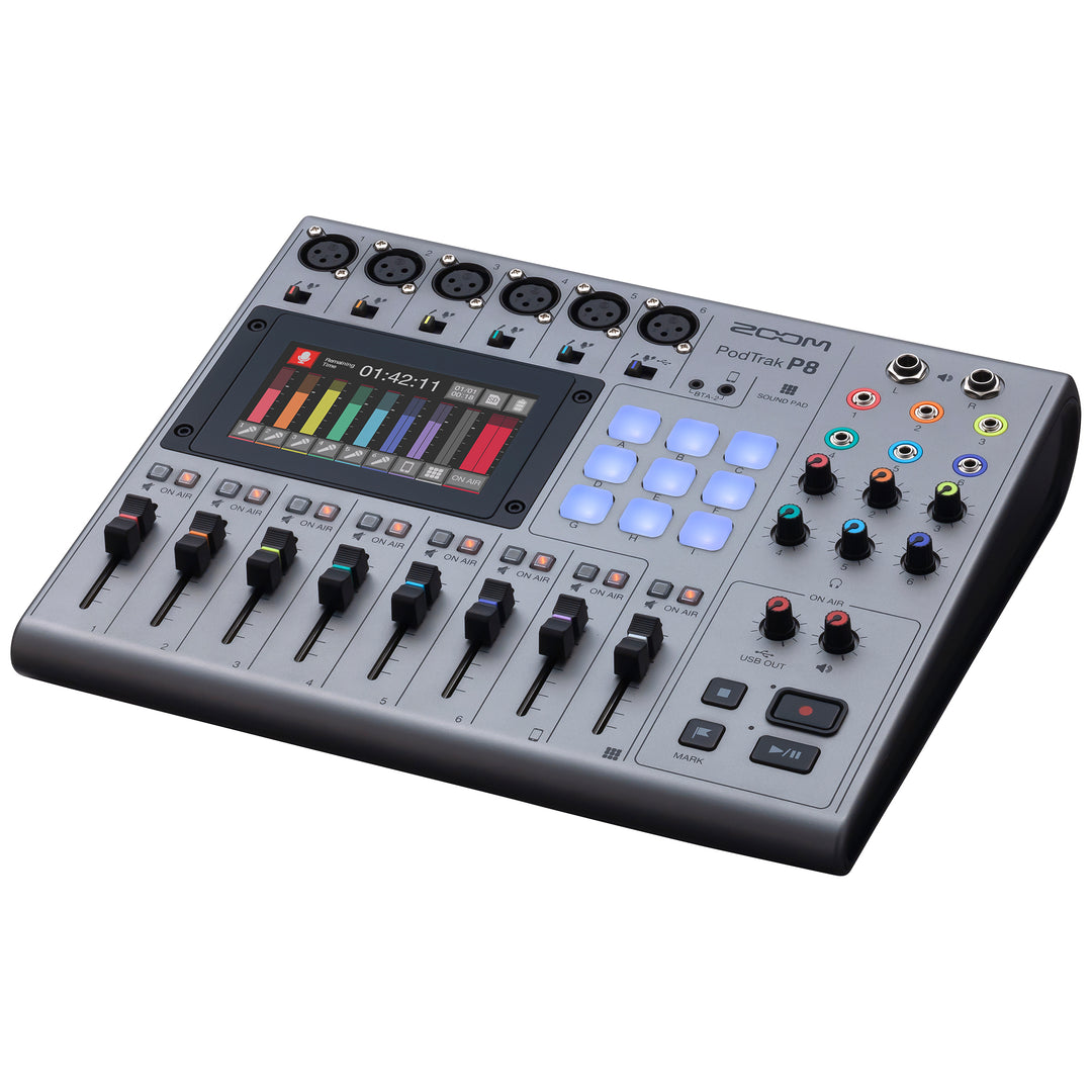 Zoom PodTrak P8 Recorder for Podcasting