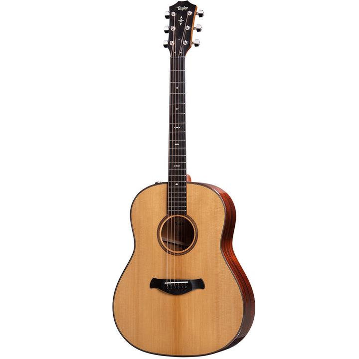 Taylor Guitars Builder's Edition 517e, West African Crelicam Ebony Fretboard, Expression System ® 2 Electronics, Non-cutaway with Taylor Deluxe Hardshell-Western Floral Case