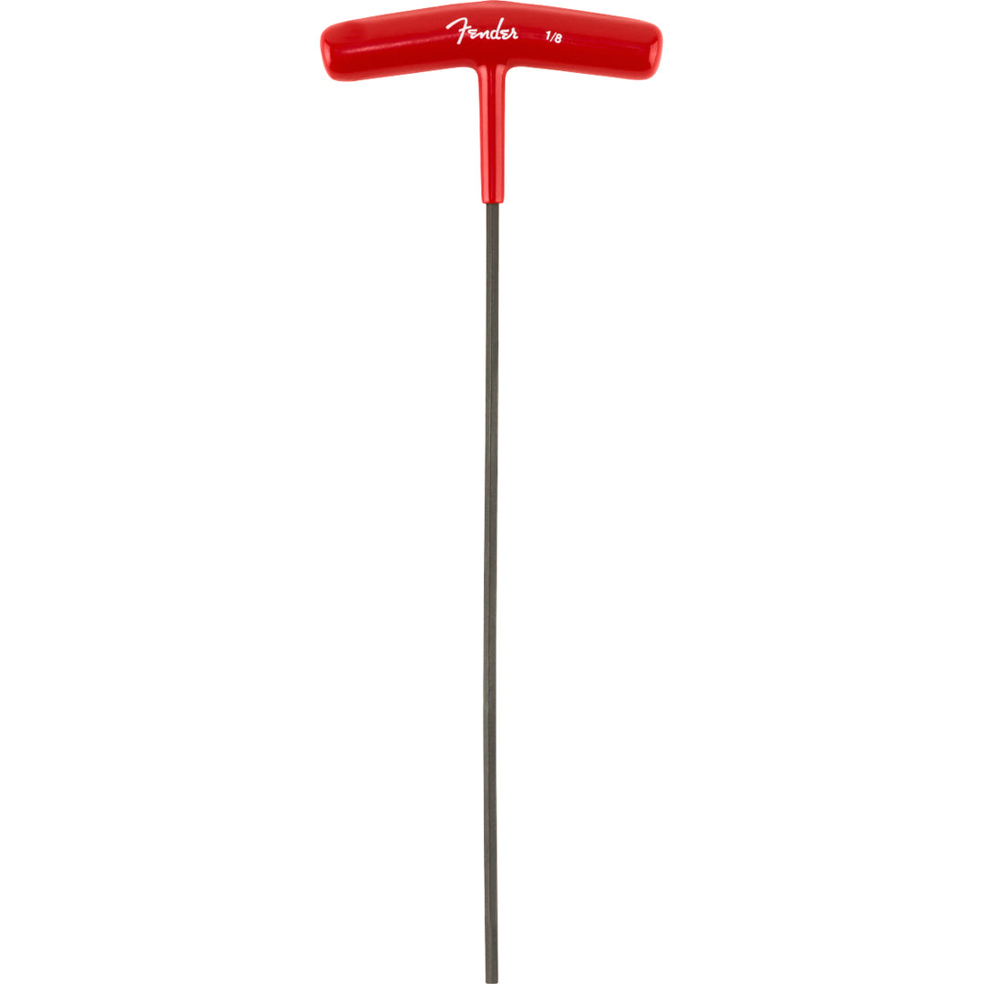 Fender Truss Rod Adjustment Wrench ''T-Style'' 1/8” w/ Red Handle