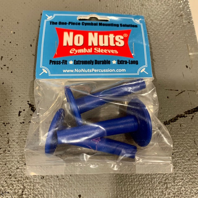 No Nuts 5005-No Nuts Cymbal Sleeves Blue ( 3- Pack)