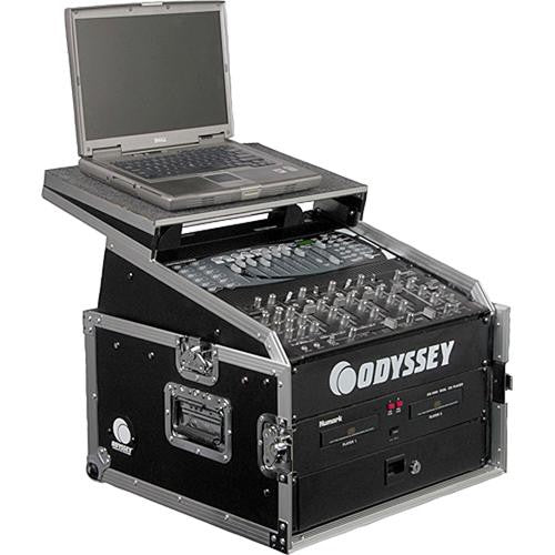 Odyssey FZGS1004 Flight Zone Glide Style Slanted Rack Case