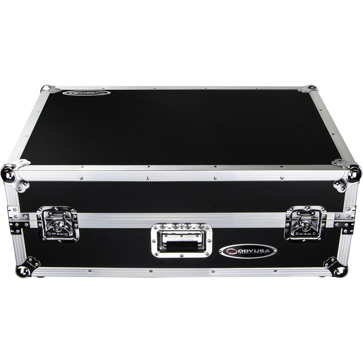 Odyssey FZGSPRIME4W2 Flight Zone Glide Style Case for Denon DJ Prime 4 w/ Laptop Platform and 2U Rack