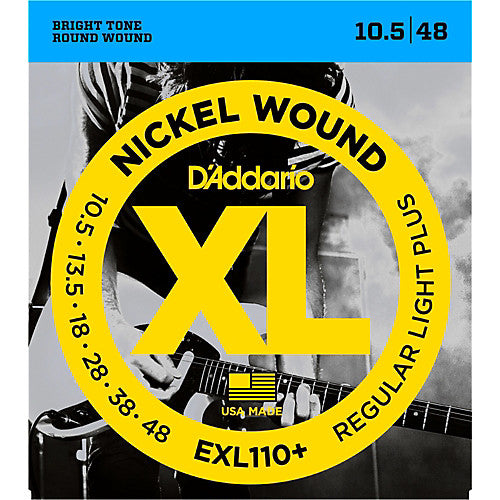 D'Addario EXL110+ - SET ELEC GTR XL REG LITE PLUS