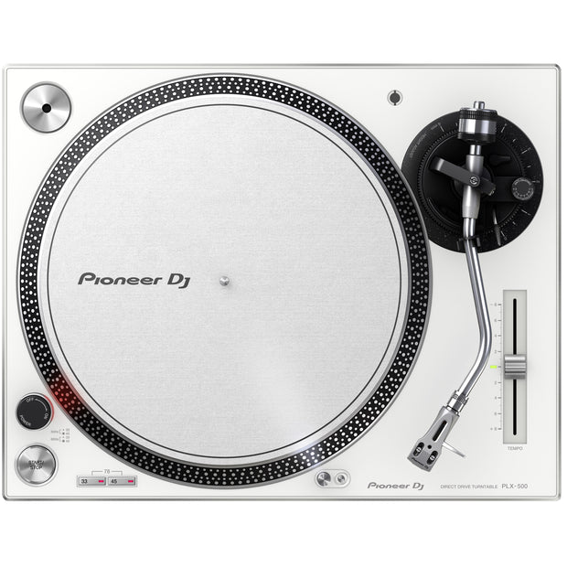 Pioneer DJ PLX-500 High-Torque Direct Drive Turntable - White