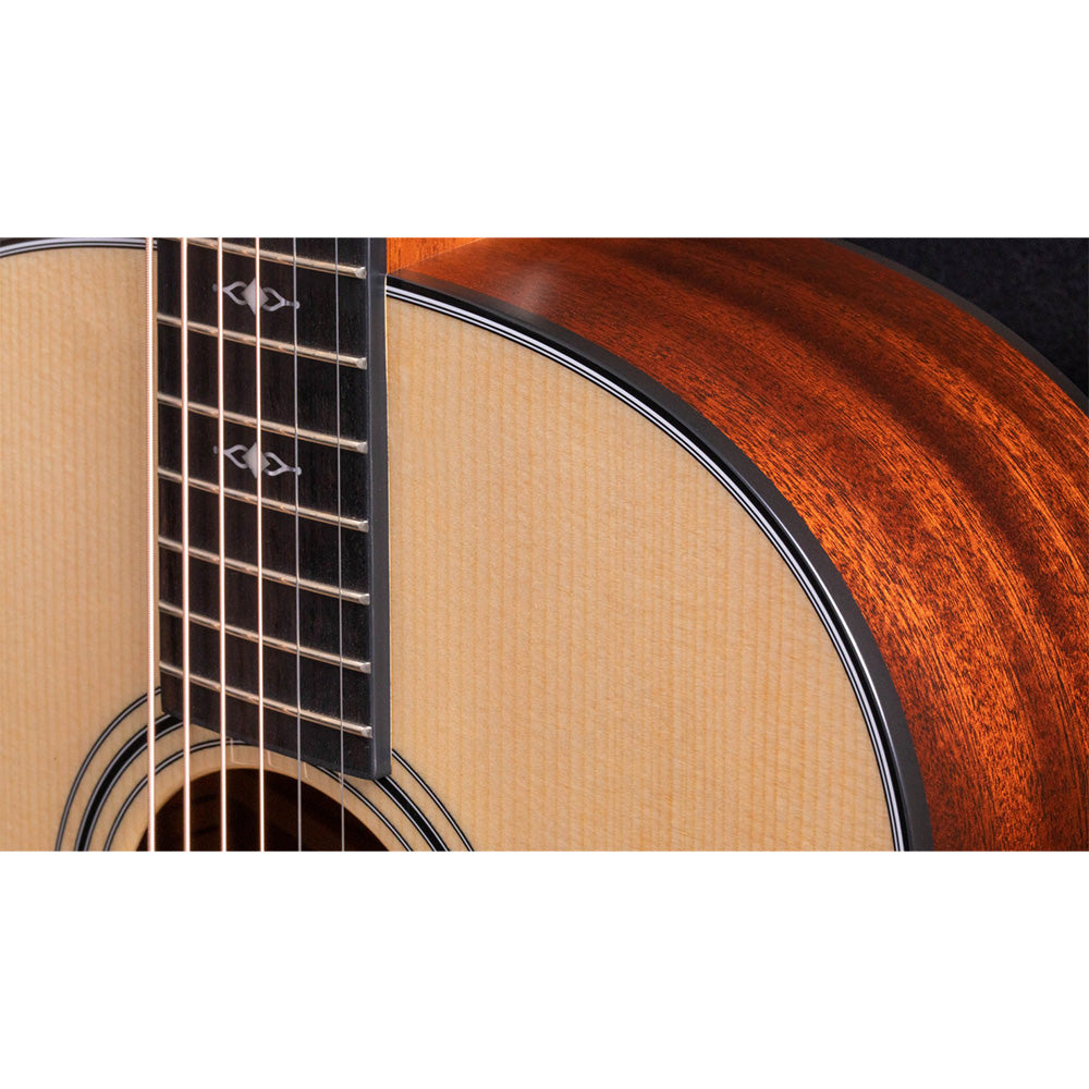Taylor Guitars 317e Sapele Acoustic-Electric Guitar w/ Deluxe Hardshell-Western Floral Case