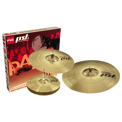 Paiste PST 3 Universal Cymbal Set - 14” / 16” / 20”