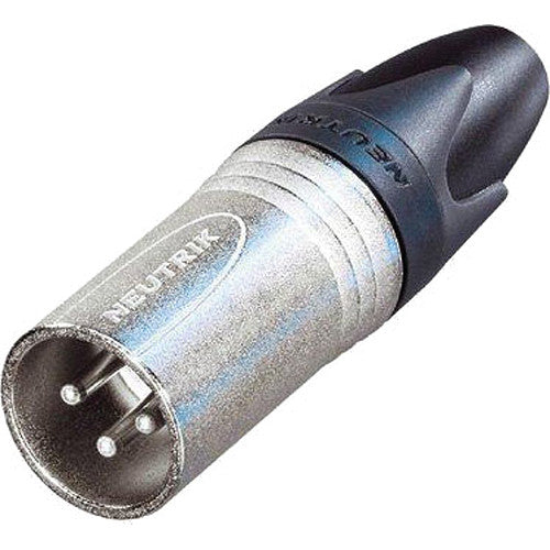 Neutrik NC3MXX - 3 Pin Nickel Male Inline XLR