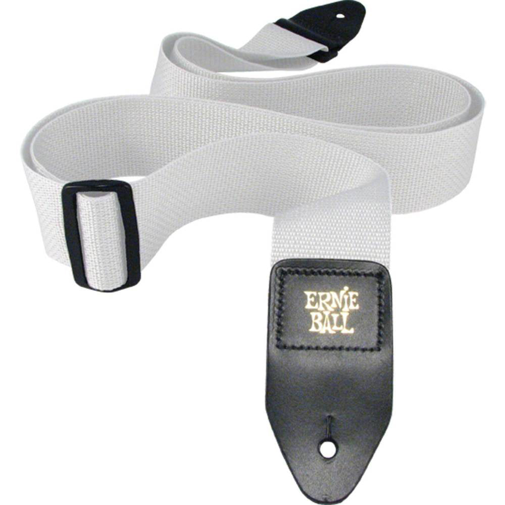 Ernie Ball Polypro 2” Guitar Strap - White