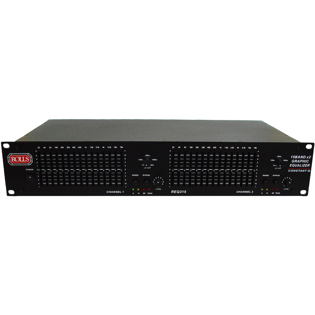 Rolls REQ315 - Dual 15 Band Constant Q Graphic EQ