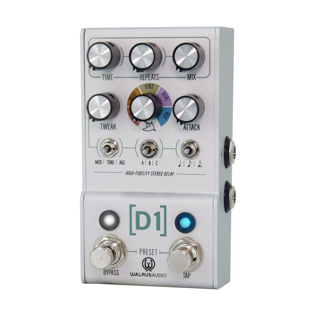 Walrus Audio Mako Series D1 High-Fidelity Stereo Delay Guitar Effect Pedal