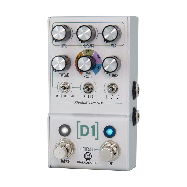 Walrus Audio Mako Series D1 High-Fidelity Stereo Delay Guitar Effect Pedal