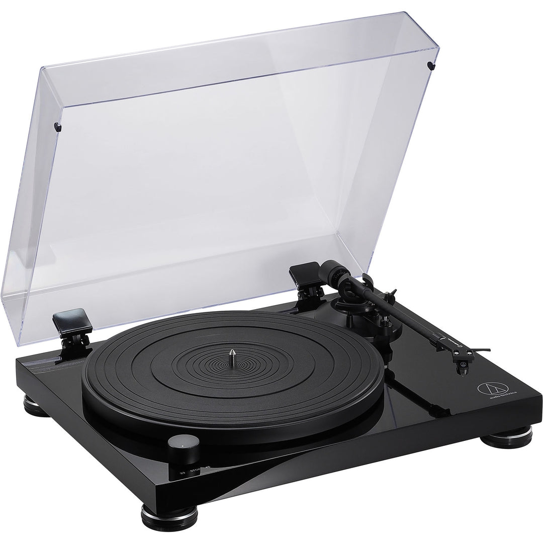 Audio-Technica Consumer AT-LPW50PB Fully Manual Two-Speed Stereo Turntable