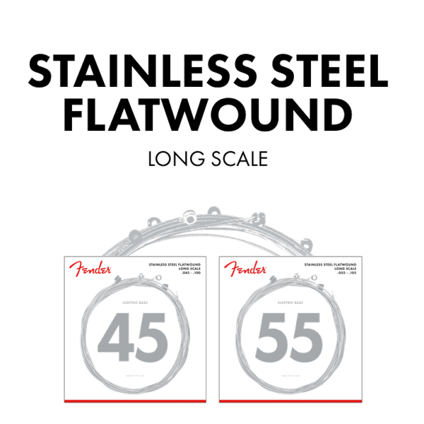 Fender 9050 Stainless Flatwound Bass Strings
