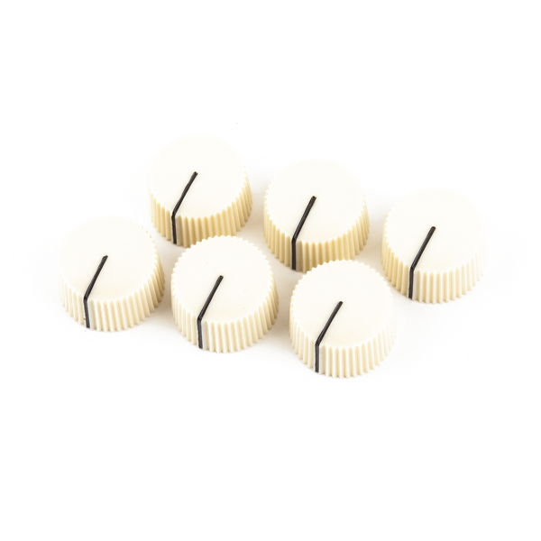 Fender Pure Vintage Radio Amplifier Knobs - Cream - Cream