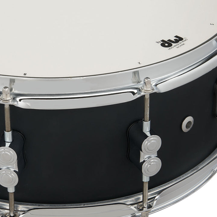 PDP Concept Maple Finish Ply 5.5x14 Snare Drum w/ Chrome Hardware - Satin Black