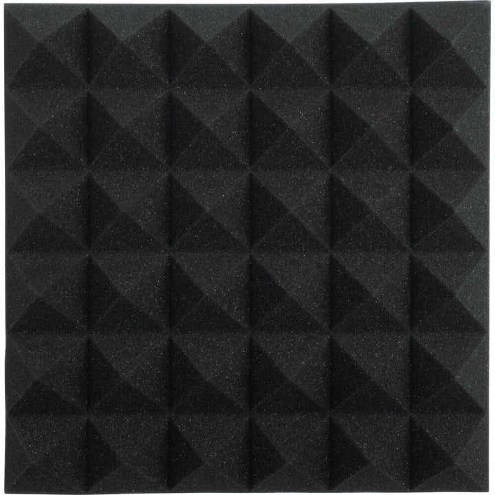 Gator Acoustic Pyramid Panel 12”x12” (2-Pack) - Charcoal