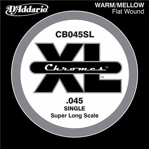 D'Addario CB045SL - SINGLE  BASS CHROMES 045 SL