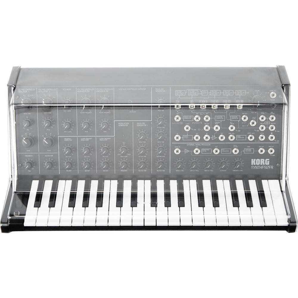Decksaver Dust Cover for Korg MS-20 Mini Keyboard Synthesizer