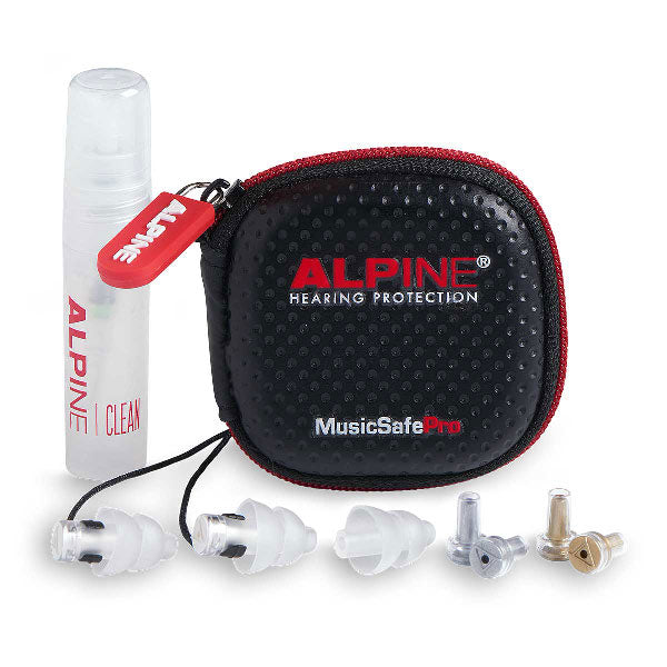 Alpine Hearing Protection MusicSafe Pro Earplugs - Transparent