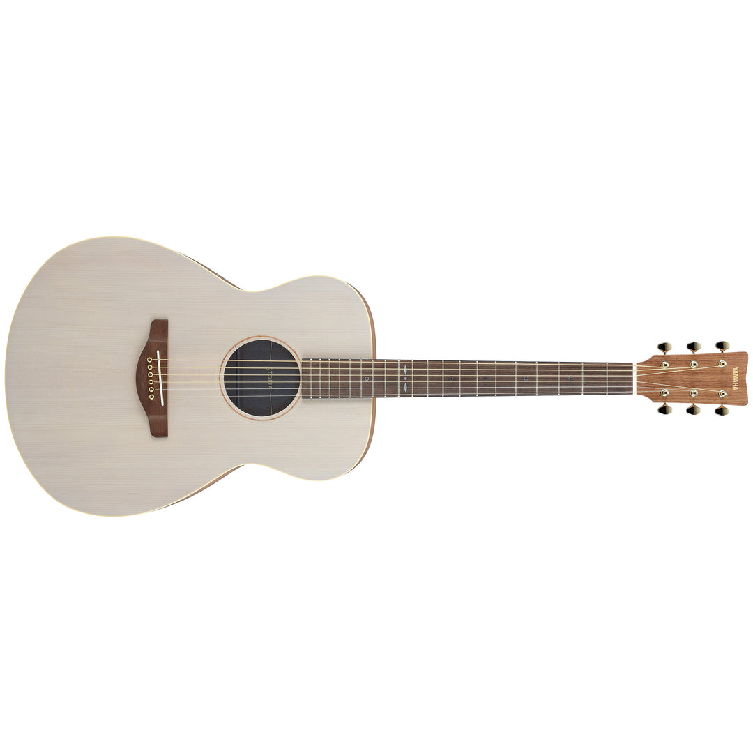 Yamaha STORIA I Acoustic Guitar - Off-White Top, Light Blue Interior