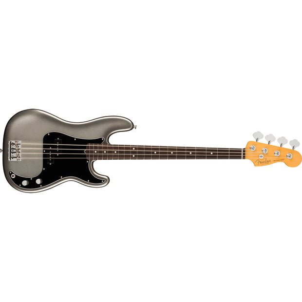 Fender American Professional II Precision Bass Rosewood Fingerboard Electric Bass Guitar - Mercury
