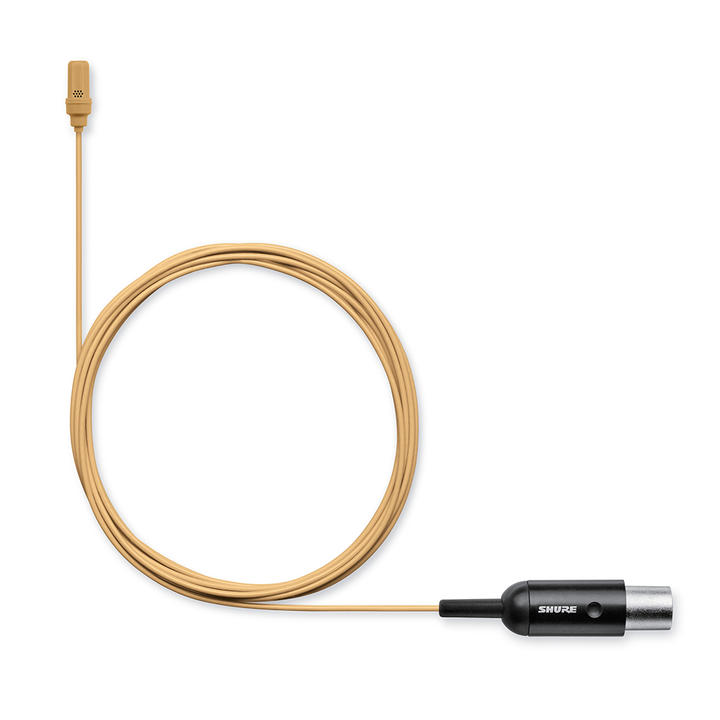 Shure UL4 Cardioid Lavalier microphone with TQG connector - Tan