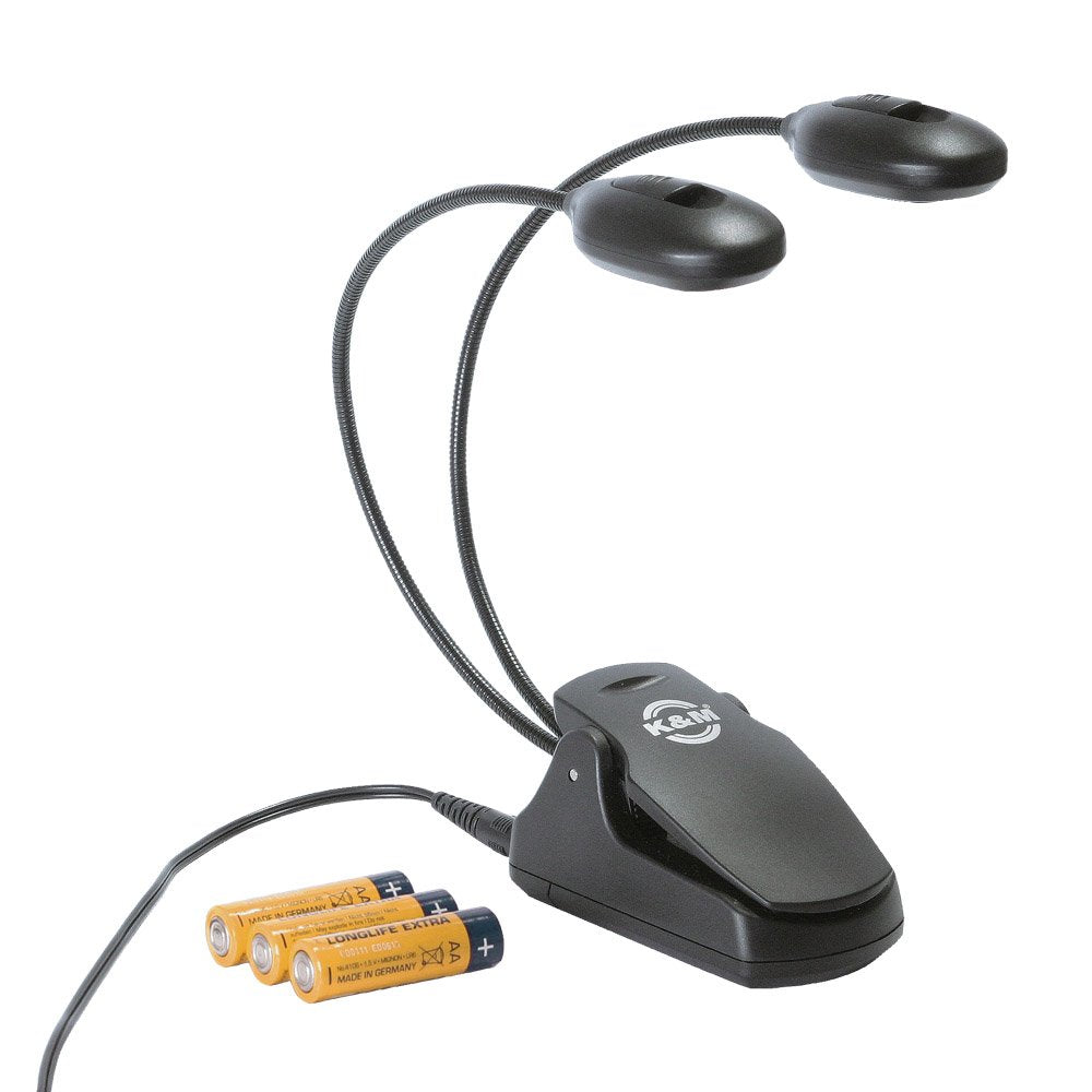 K&M 12270 Music Stand Light Twin Head