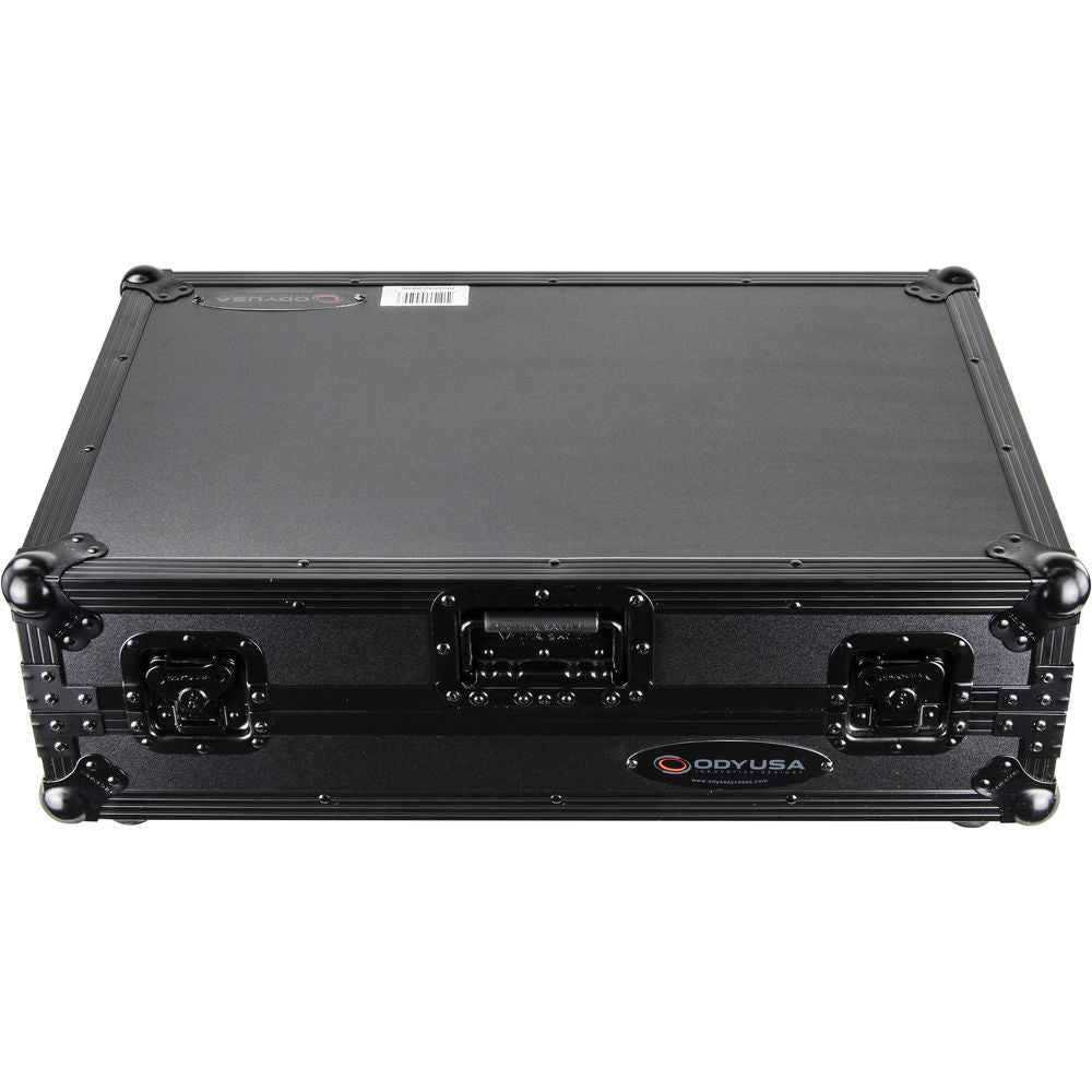 Odyssey FZGSPIDDJ8001 Flight Zone Glide Style Flight Case for Pioneer DDJ-800 w/ 2U Rack - Black