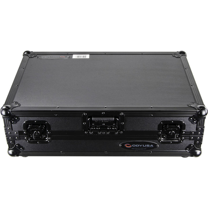 Odyssey FZGSPIDDJ8001 Flight Zone Glide Style Flight Case for Pioneer DDJ-800 w/ 2U Rack - Black