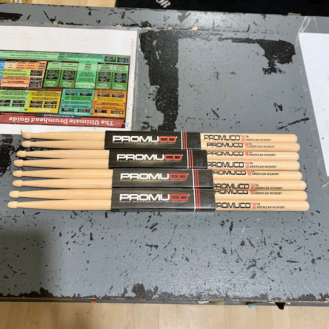 Promuco Drumsticks American Hickory 5A
