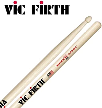 Vic Firth 7A- American Classic 7A Hickory/Wood Tip Drum Stick