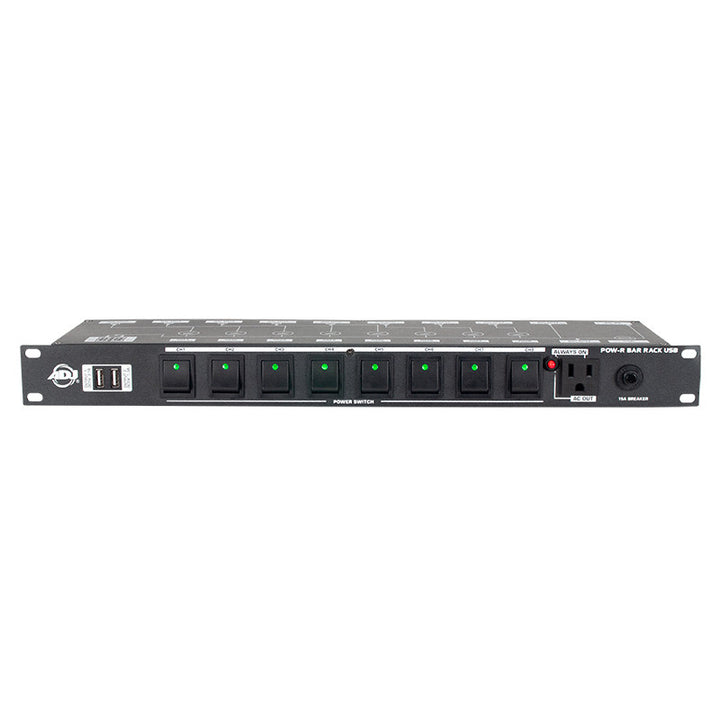 ADJ POW-R BAR RACK USB Power Box w/ USB charging ports