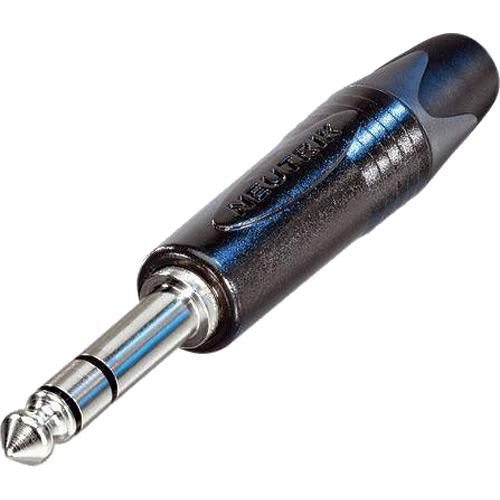 Neutrik NP3X-BAG - Black Stereo Phone Plug with Silver Contacts
