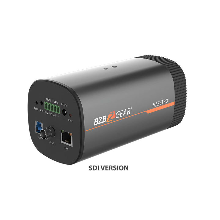 BZBGEAR - 8MP IP POE USB3.0 SDI Wide Angle Educational Auto Tracking Camera
