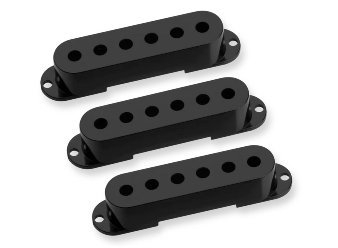 Seymour Duncan Strat Cover Black Pack of 3 no Logo