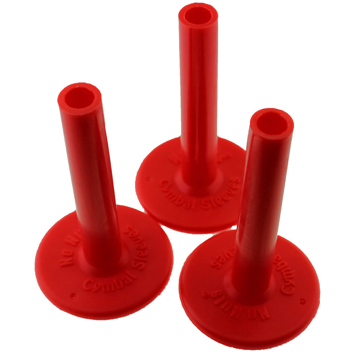 No Nuts 5002- No Nuts Cymbal Sleeves Red (3-Pack)