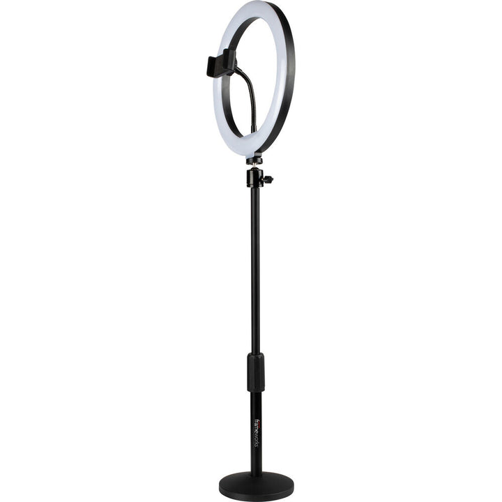 Gator LED Ring Lights (Pair) with Stands & Phone Holders