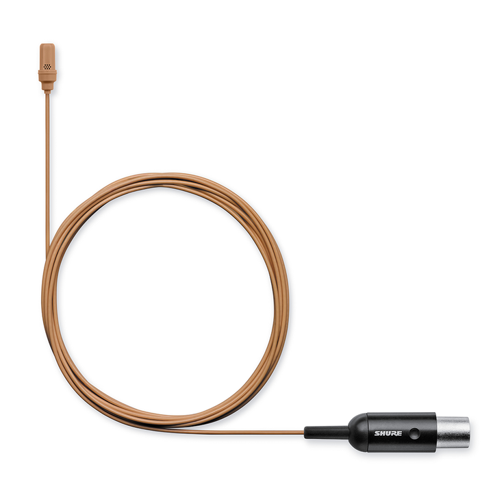 Shure UL4 Cardioid Lavalier microphone with TQG connector - Cocoa