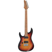 Ibanez AZ2402LTFF AZ Prestige 6-String Electric Guitar w/Case - Tri Fade Burst Flat
