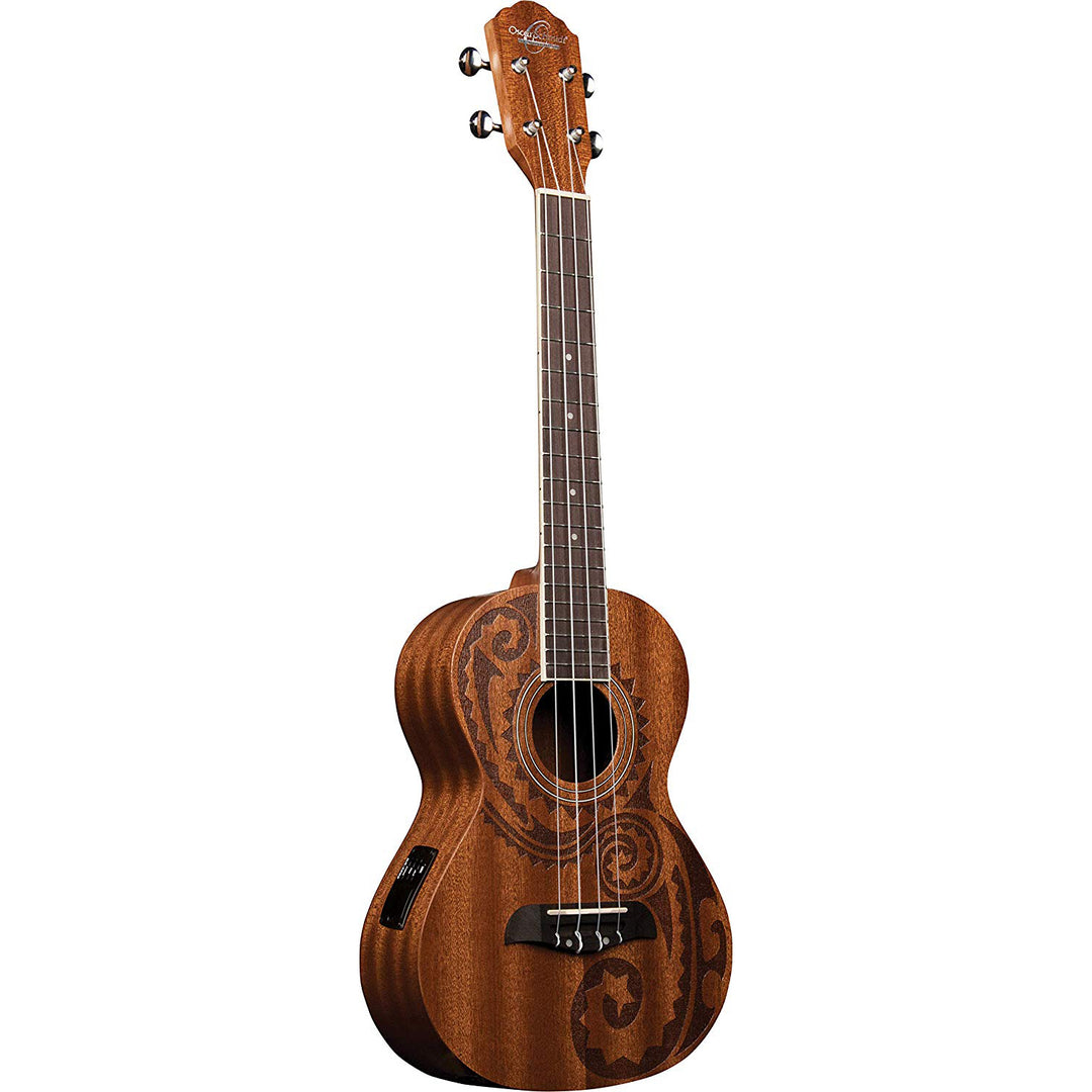 Oscar Schmidt OU2TETAT-A Ukulele Tenor Satin with Tattoo Active