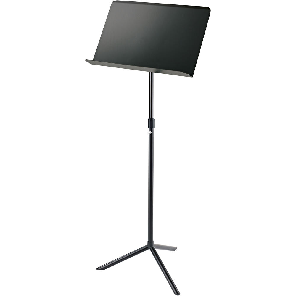 K&M 11912 Stackable Orchestra Music Stand - Black
