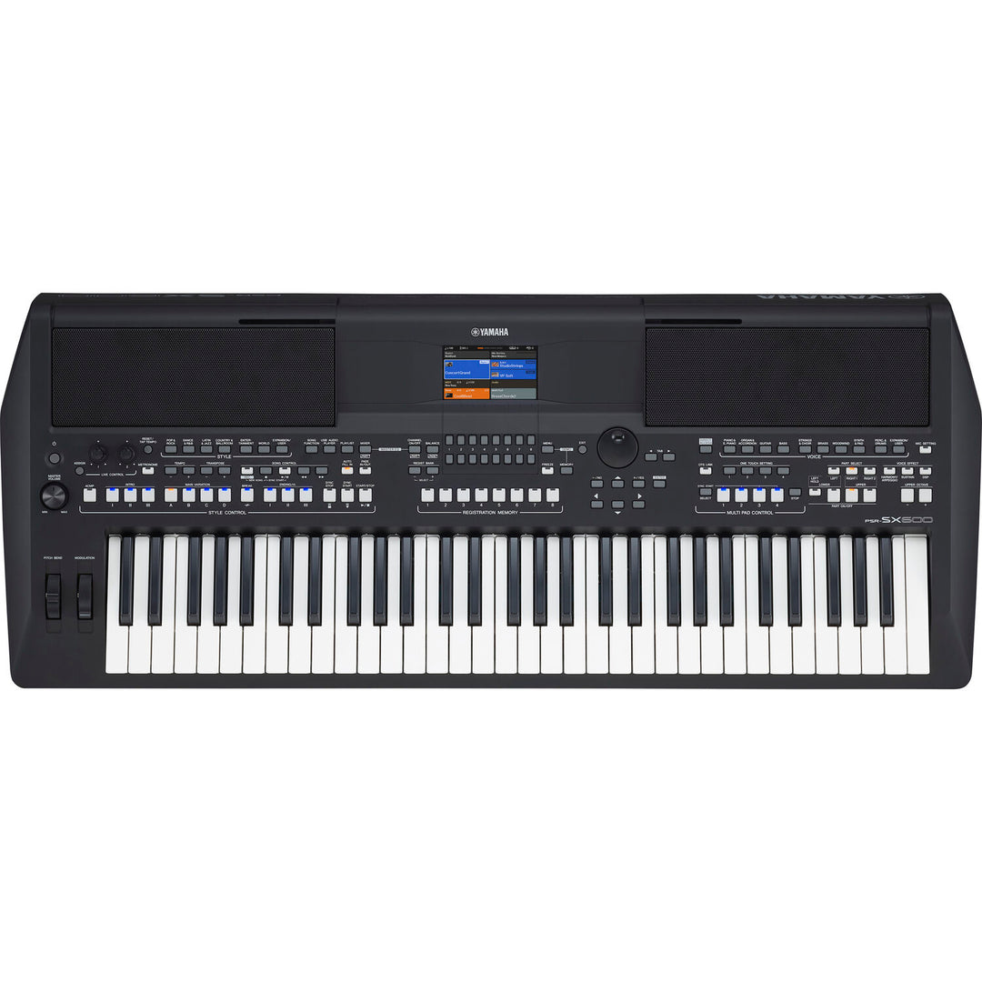 Yamaha PSR-SX600 61-Key Arranger Workstation Keyboard - Entry Level