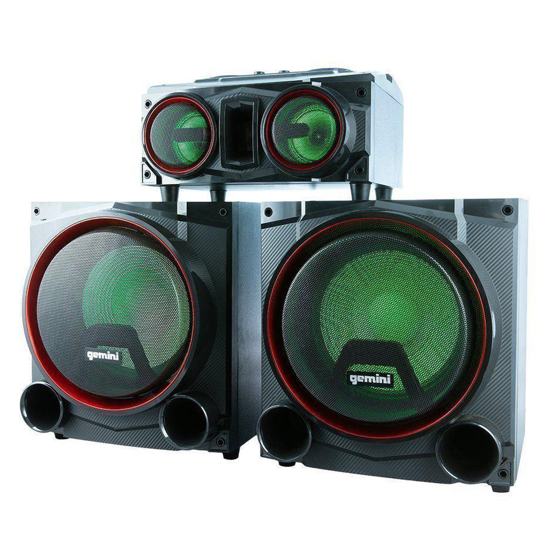 Gemini GSYS-4000 Bluetooth Home Party System with Dual 12'' Woofers and Dual 4'' Drivers