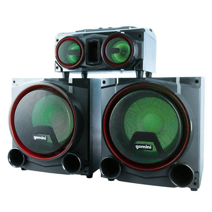 Gemini GSYS-4000 Bluetooth Home Party System with Dual 12'' Woofers and Dual 4'' Drivers