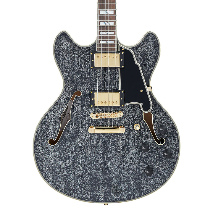 D’Angelico Excel DC Semi-Hollow Electric Guitar (Black Dog)